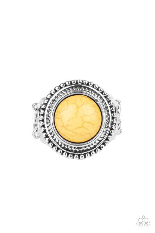 Evolutionary Essence - Yellow - Paparazzi Ring Image