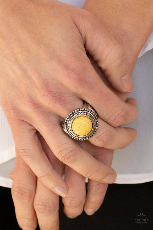 Evolutionary Essence - Yellow - Paparazzi Ring Image