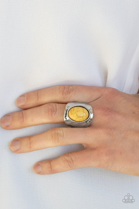 Elemental Essence - Yellow - Paparazzi Ring Image