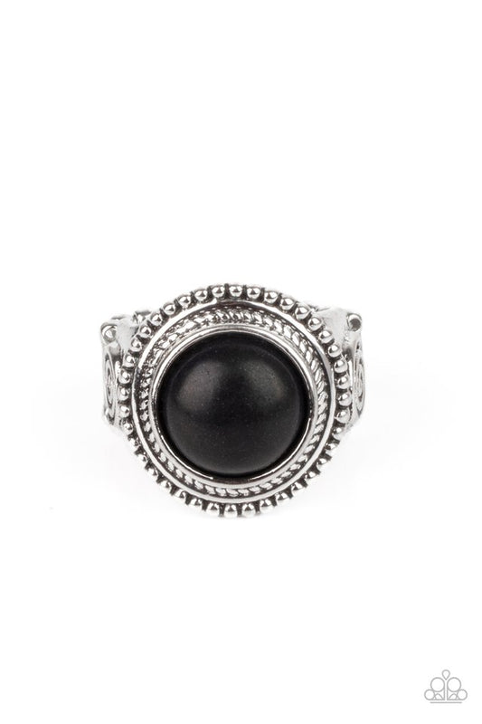 ​​Evolutionary Essence - Black - Paparazzi Ring Image