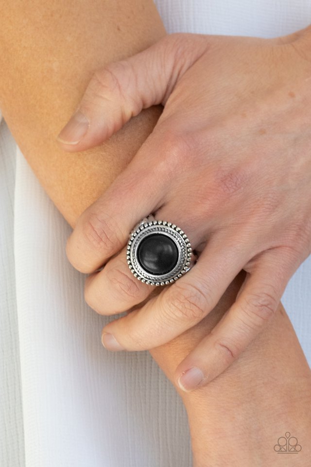 ​​Evolutionary Essence - Black - Paparazzi Ring Image