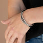 PLAIT Tectonics - Silver - Paparazzi Bracelet Image