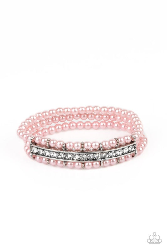 Vintage Beam - Pink - Paparazzi Bracelet Image