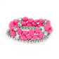 Desert Verbena - Pink - Paparazzi Bracelet Image