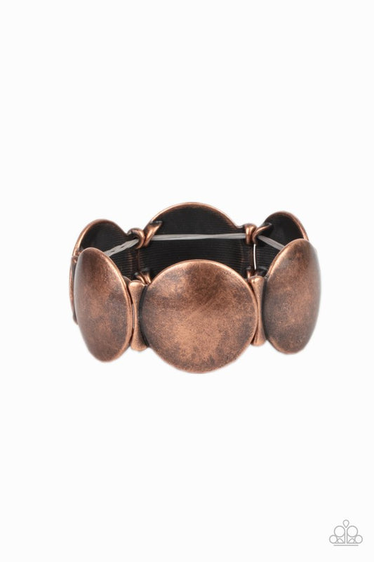 Going, Going, GONG! - Copper - Paparazzi Bracelet Image