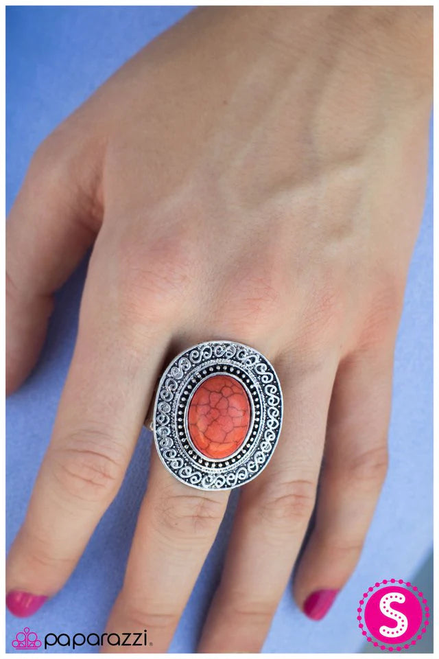 Anillo Paparazzi ~ Es algo natural - Naranja