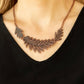 Queen of the QUILL - Copper - Paparazzi Necklace Image