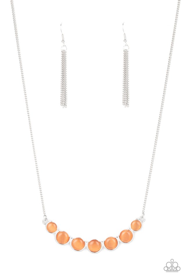 Serenely Scalloped - Orange - Paparazzi Necklace Image