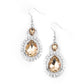 Double The Drama - Brown - Paparazzi Earring Image