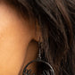 ​Demurely Daisy - Black - Paparazzi Earring Image