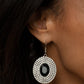 FIERCE Field - Black - Paparazzi Earring Image