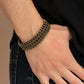 Gridlock - Brass - Paparazzi Bracelet Image