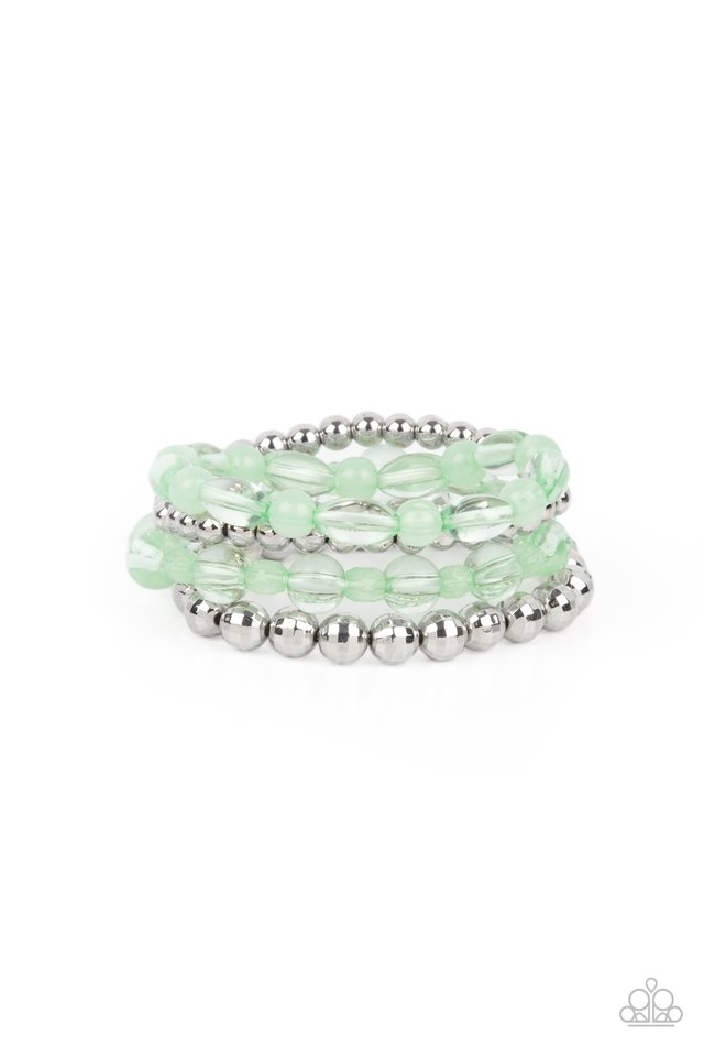 Delightfully Disco - Green - Paparazzi Bracelet Image