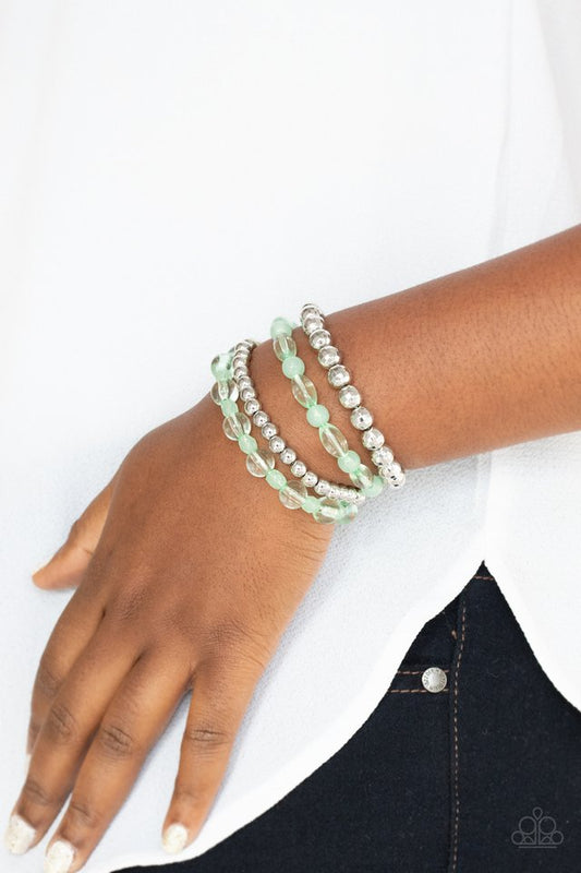 Delightfully Disco - Green - Paparazzi Bracelet Image