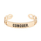 Conquer Your Fears - Gold - Paparazzi Bracelet Image