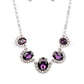 ​The Queen Demands It - Purple - Paparazzi Necklace Image