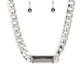 Urban Royalty - Silver - Paparazzi Necklace Image