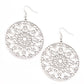 ​Make A MANDALA Out Of You - Silver - Paparazzi Earring Image