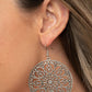 ​Make A MANDALA Out Of You - Silver - Paparazzi Earring Image