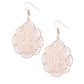 Tour de Taj Mahal - Rose Gold - Paparazzi Earring Image