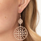 Mandala Eden - Rose Gold - Paparazzi Earring Image