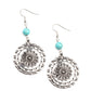 ​Flowering Frontiers - Blue - Paparazzi Earring Image