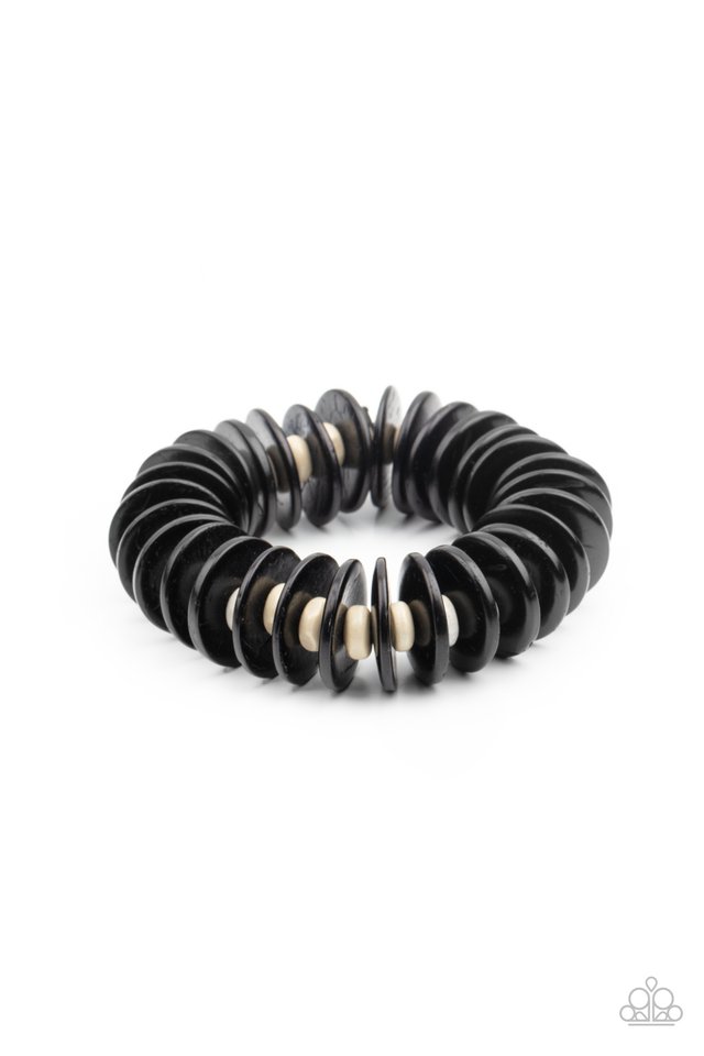 ​Caribbean Reefs - Black - Paparazzi Bracelet Image