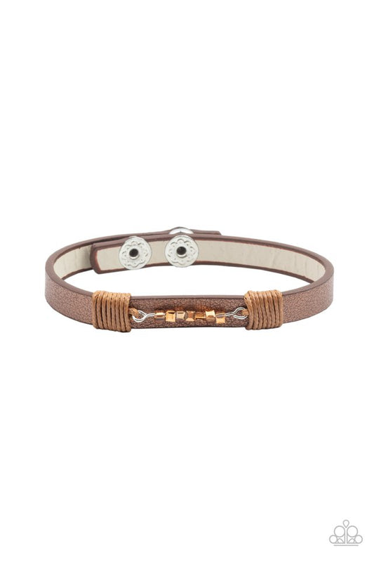 Worth The Hype - Copper - Paparazzi Bracelet Image