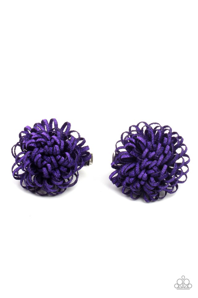 Pretty in Posy - Purple - Paparazzi Hair Accessories Image