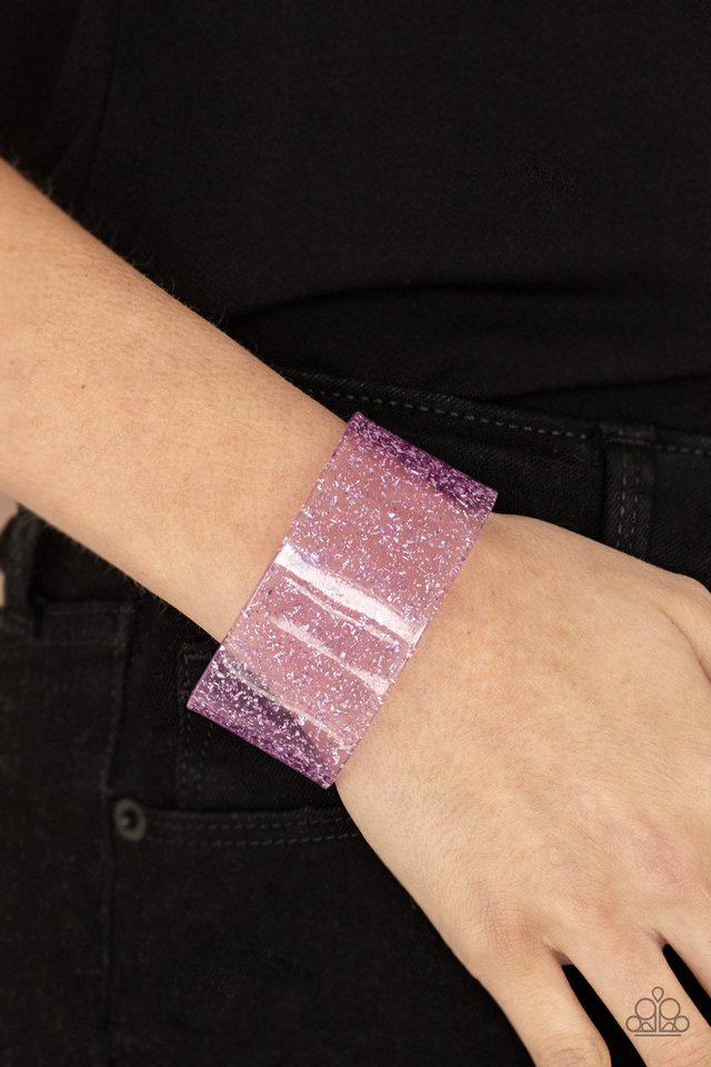 Snap, Crackle, Pop! - Purple - Paparazzi Bracelet Image