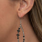 ​Flowery Finesse - Black - Paparazzi Earring Image