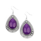 Western Fantasy - Purple - Paparazzi Earring Image