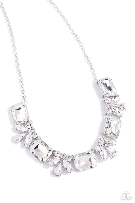 Long Live Sparkle - White - Paparazzi Necklace Image