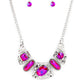 ​Futuristic Fashionista - Pink - Paparazzi Necklace Image