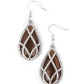 ​Crawling With Couture - Brown - Paparazzi Earring Image