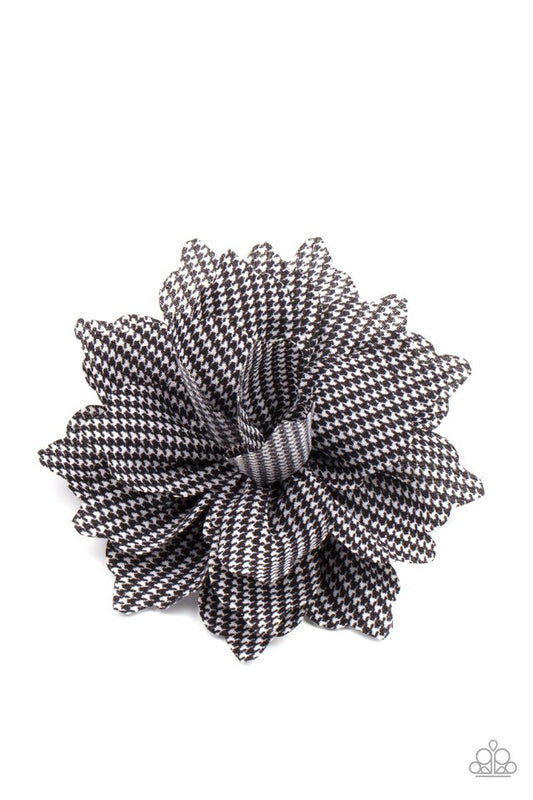 ​Plaid Prairies - Black - Paparazzi Hair Accessories Image