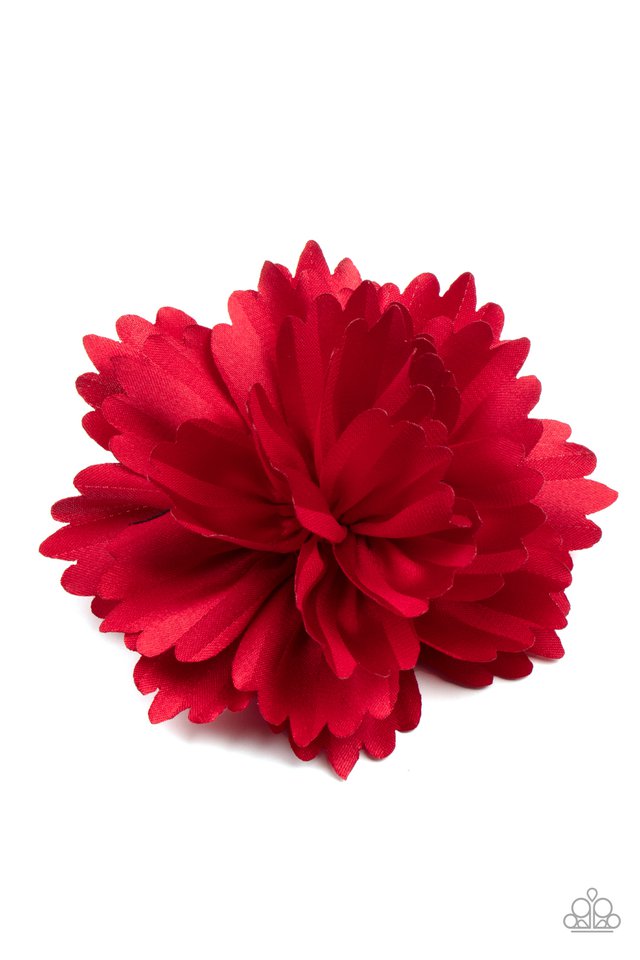 Picnic Posh - Red - Paparazzi Hair Accessories Image