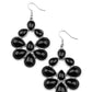 In Crowd Couture - Black - Paparazzi Earring Image