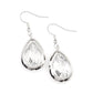 Drop-Dead Duchess - Silver - Paparazzi Earring Image