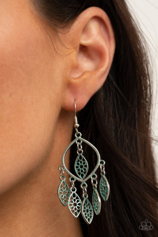 Artisan Garden - Silver - Paparazzi Earring Image