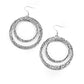Rounded Out - Silver - Paparazzi Earring Image