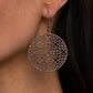 Metallic Mosaic - Copper - Paparazzi Earring Image