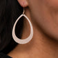 ​Fierce Fundamentals - Rose Gold - Paparazzi Earring Image