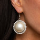 Esteemed Elegance - White - Paparazzi Earring Image