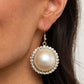 Esteemed Elegance - Gold - Paparazzi Earring Image