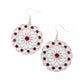 ​Posy Proposal - Red - Paparazzi Earring Image