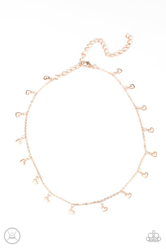 Charismatically Cupid - Rose Gold - Paparazzi Necklace Image