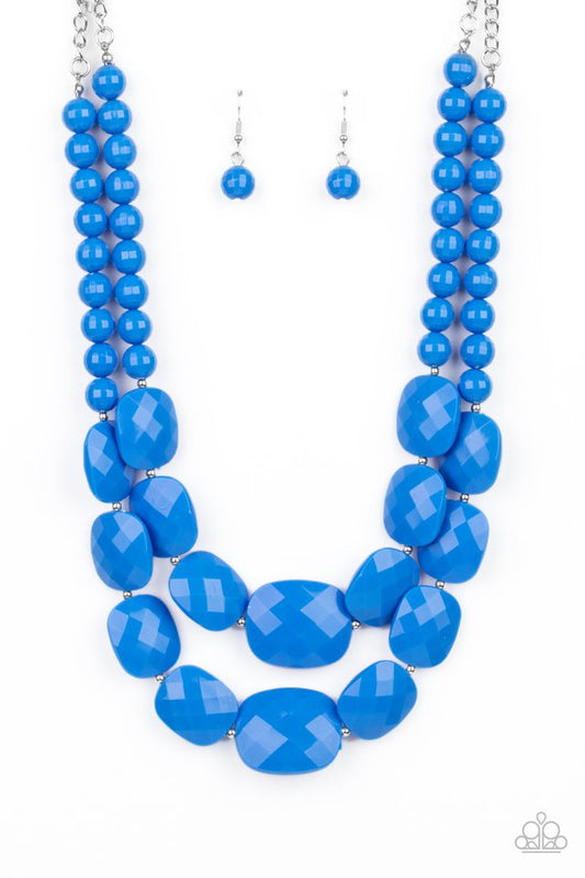 ​Resort Ready - Blue - Paparazzi Necklace Image