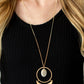 Moonlight Sailing - Gold - Paparazzi Necklace Image