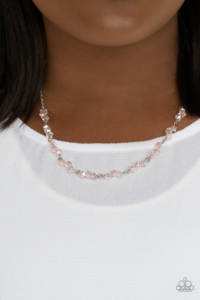 ​Incredibly Iridescent - Pink - Paparazzi Necklace Image